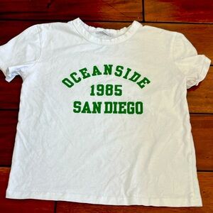 Zara Oceanside 1985 Sand Diego T-Shirt